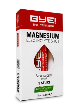 BYE! Magnesium Electrolyte Shot - 75ml (3 x 25ml)