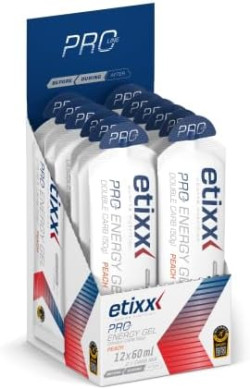 Etixx Double Carb Energy Gel Pro Line (peach) 12x60 ml